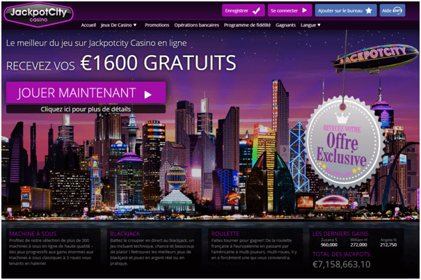   Comment jouer gratuitement en ligne sur Jackpotcity?